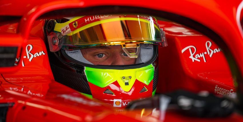 Schumacher, Ilott y Shwartzman prueban la Ferrari SF71H en Fiorano