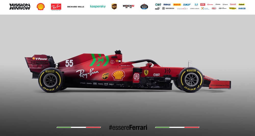 La Scuderia Ferrari presenta su monoplaza para la temporada 2021 de F1: el SF21