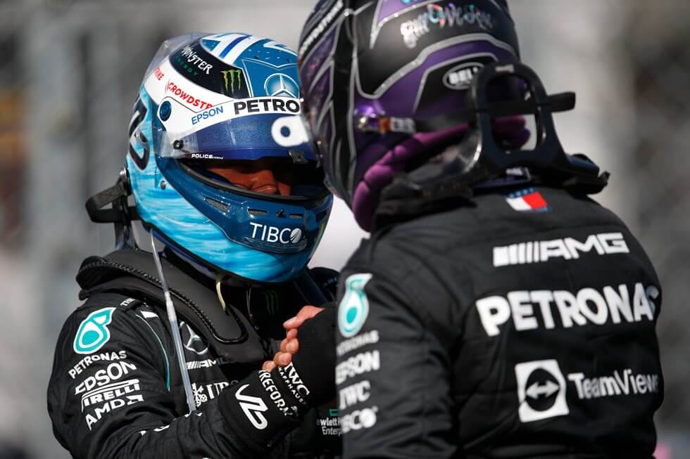 Valtteri Bottas sobre Hamilton: “No es fácil ser su compañero de equipo”