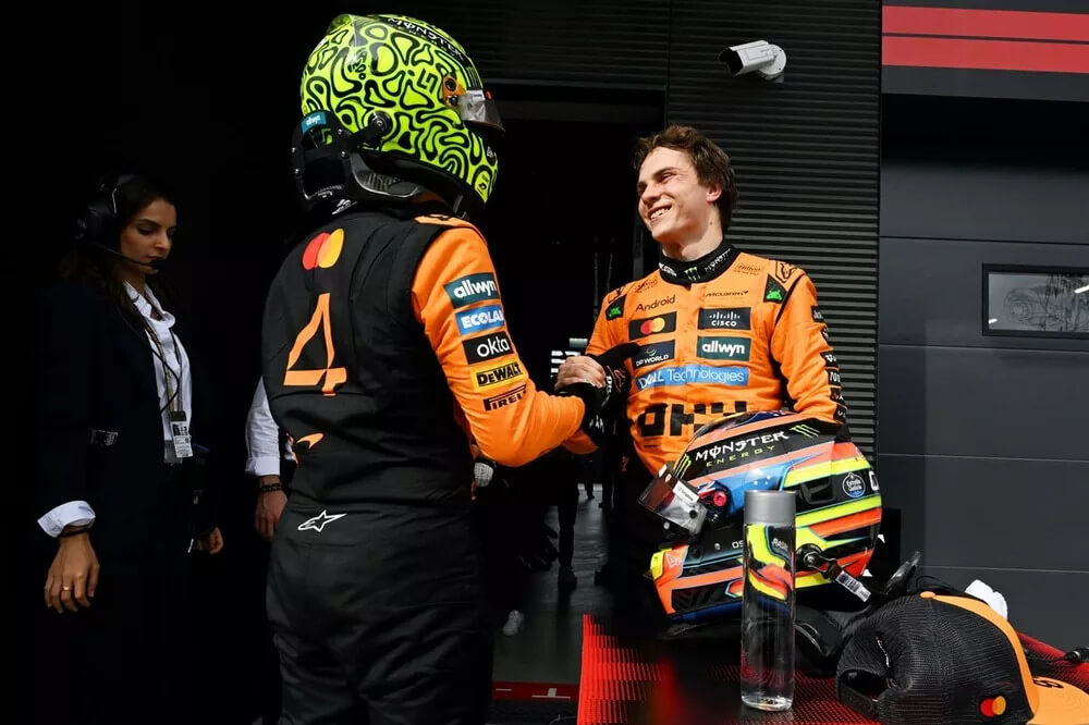 La batalla interna en McLaren, a prueba: Villeneuve anticipa un giro en la relación de Norris y Piastri